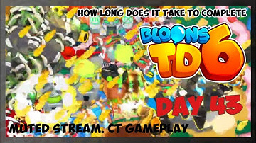 muted Contested Territory(Nov. 16th) - Bloons TD6 100% Completion Run(Day 43)