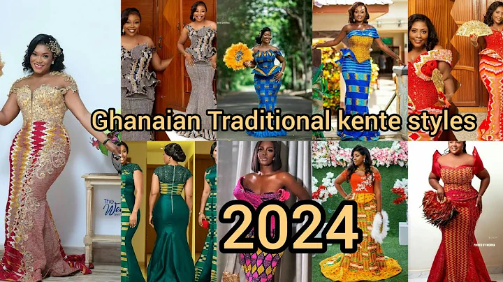 New Ghanaian Traditional kente styles for engagement| kente dress designs for ladies|African dresses