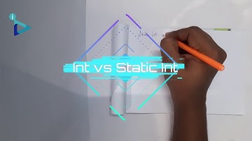Static int vs int explained with C code example