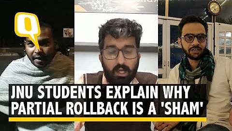 ‘It’s a Sham’: Why JNU Students Disagree With Partial Fee Rollback | The Quint