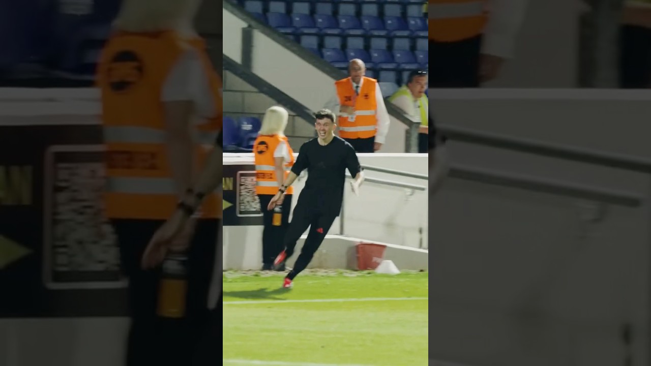 STILLRYAN ON THE PITCH 🤣 LAST-MINUTE SCENES 🔥 #liverpool #manchester #shorts #funny