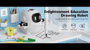 RIVGOT Drawing Robot for Kids with 150 Cards