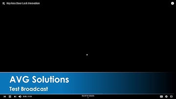 AVG Solutions Live Stream