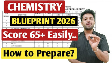 How to Score 65+ in Chemistry? | 2nd PUC Chemistry Blueprint 2026 | Important Questions & Numericals