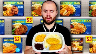 Eating Hungry-Man Frozen Meals For 24 HOURS