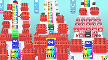 Save the jelly run 2048 android game all max levels