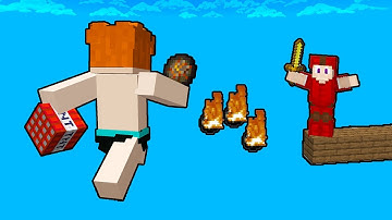 bedwars, but i only use fireballs and tnt...