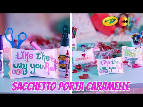 COME FARE UN SACCHETTO PORTACARAMELLE #crayola #crayolaciy #shorts #staycreative