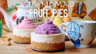 Avatar The Last Airbender: AIR NOMAD FRUIT PIES [No-Bake Cheesecake]