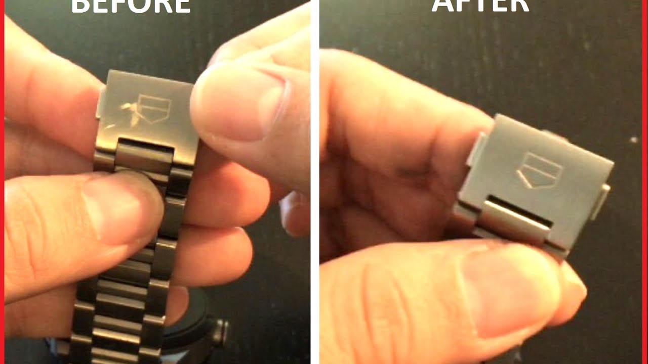 Watch Clasp Scratch Removal 