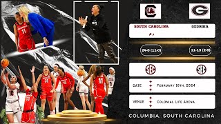 No. 1 South Carolina vs Georgia | SEC | 2.18.24