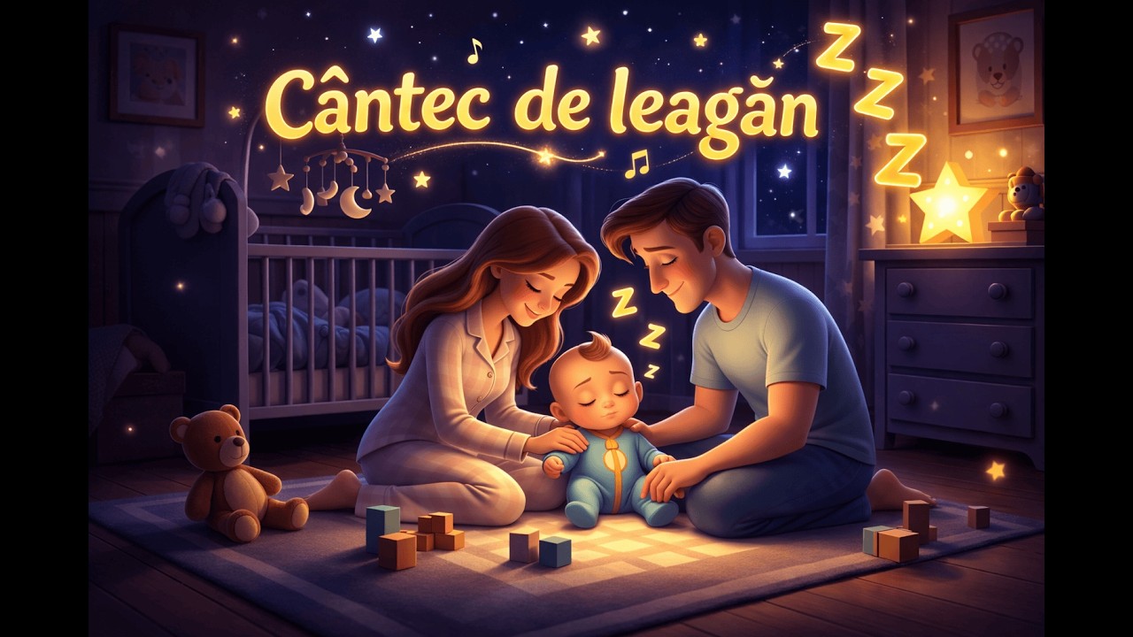 🌙 Cântec de Leagăn pentru Bebeluși 💤 | Muzică de Adormit Copiii. #cantecepentrucopii #adormirecopii