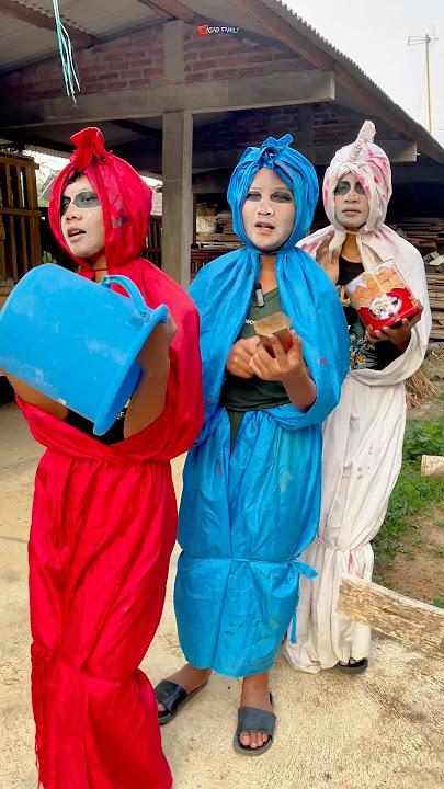 POCONG BANGUNIN SAHUR LUCU BANGET 👻 #trending #shorts #pocong #lucu