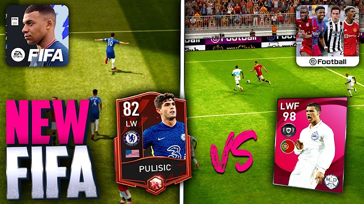 So sánh FIFA 22 và PES 22