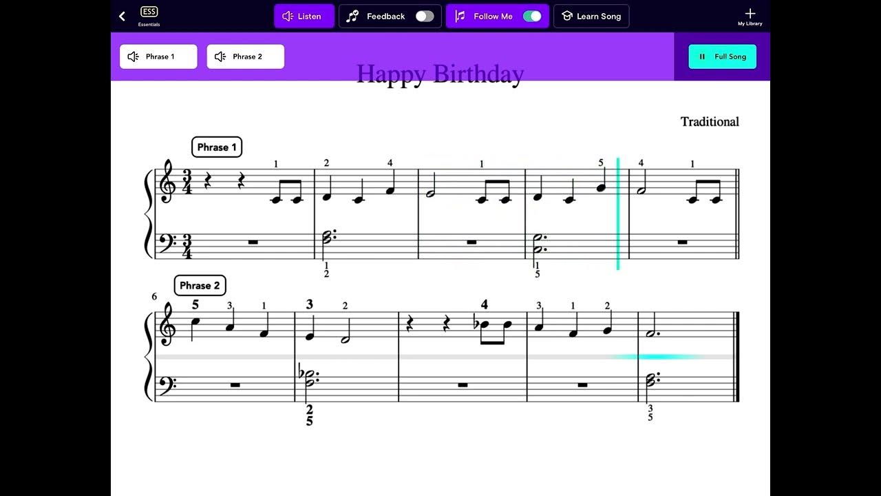 sheet-music-happy-birthday-traditional-essentials-youtube for Free Printable Piano Sheet Music For Happy Birthday Sheet Music: Happy Birthday (Traditional)|Essentials - YouTube for Free Printable Piano Sheet Music For Happy Birthday