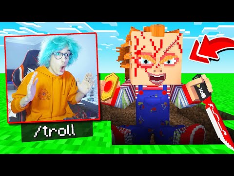 Minecraft'ta Arkadaşımı Katil Bebek Chucky ile TROLLEDİM!