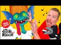 Funny monsters song for kids  songs for kids  sing with steve and maggie