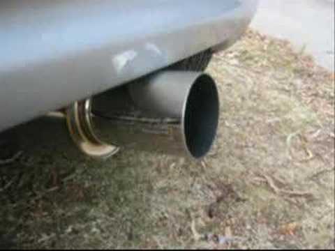 Toyota Echo HKS Hi-Power Silent Exhaust - YouTube