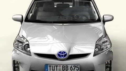 3D Model of Toyota Prius 2010 Low Res Interior Review