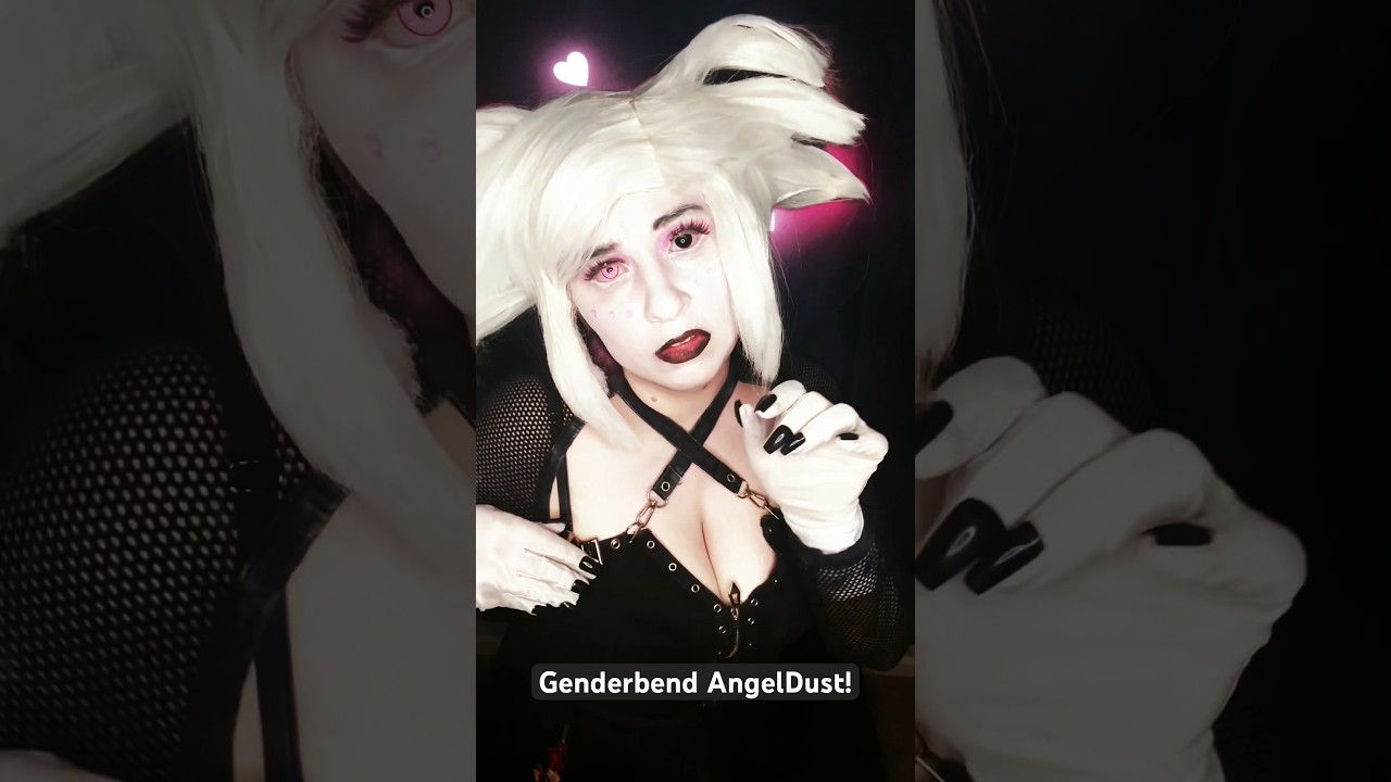My Chandelier cover as female angeldust! #cosplay #cover #hazbinhotel #singing #genderbend #sia