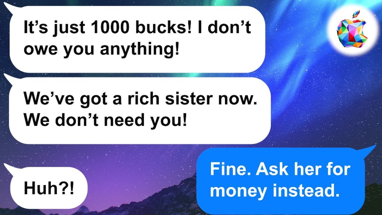 【Apple】I was sending my Mom $1000 every month until she told me she didn't need me anymore. But why?