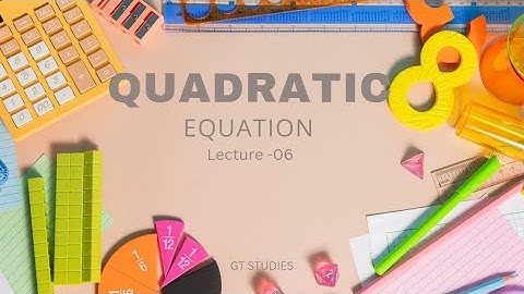 Quadratic equation | Lec 06 |  class 10 | Question practice | word problems | CBSE