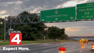 Northbound lanes of Southfield Freeway at I-94 in Wayne County reopen after severe flooding