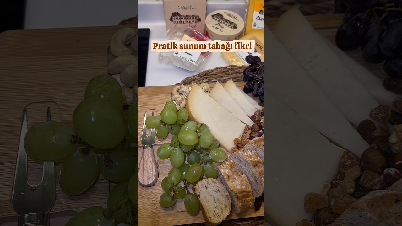 Pratik sunum tabağı fikri 🧀 #shorts #sunum #keşfet #yemek