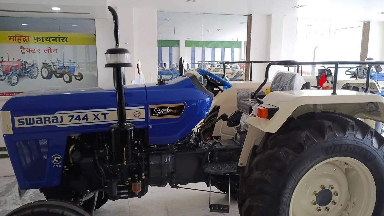 OMG 😲 Swaraj 744xt tractor special edition! 😍 Swaraj tractor! Swaraj 744xt test drive! #swaraj744xt