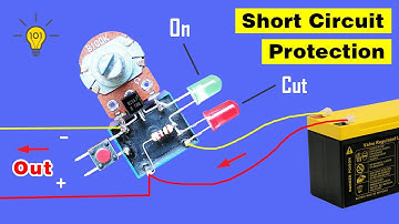 12v Battery Short Circuit Protection, Battery Charging protection circuit
