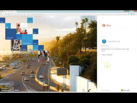 Butte County Office of Education  How To Login to O365 Video 1