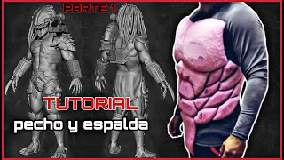 Como Hacer El Traje De Depredador Parte 1 - Pecho, Abdomen y Espalda