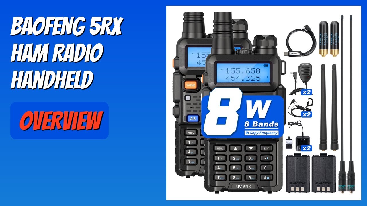 REVIEW (2026): BAOFENG 5RX Ham Radio Handheld. Features