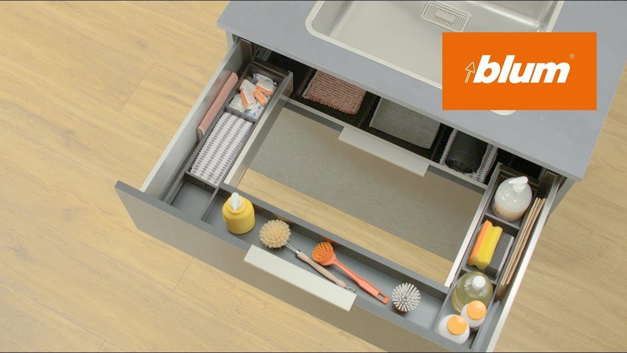 Legrabox Sink Cabinet Maximise Storage Capacity Around Your Sink Blum