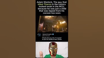 Adam Warlock _ Thanos_s Comic Killer Who Looked Weak in the MCU #MarvelFactsUK