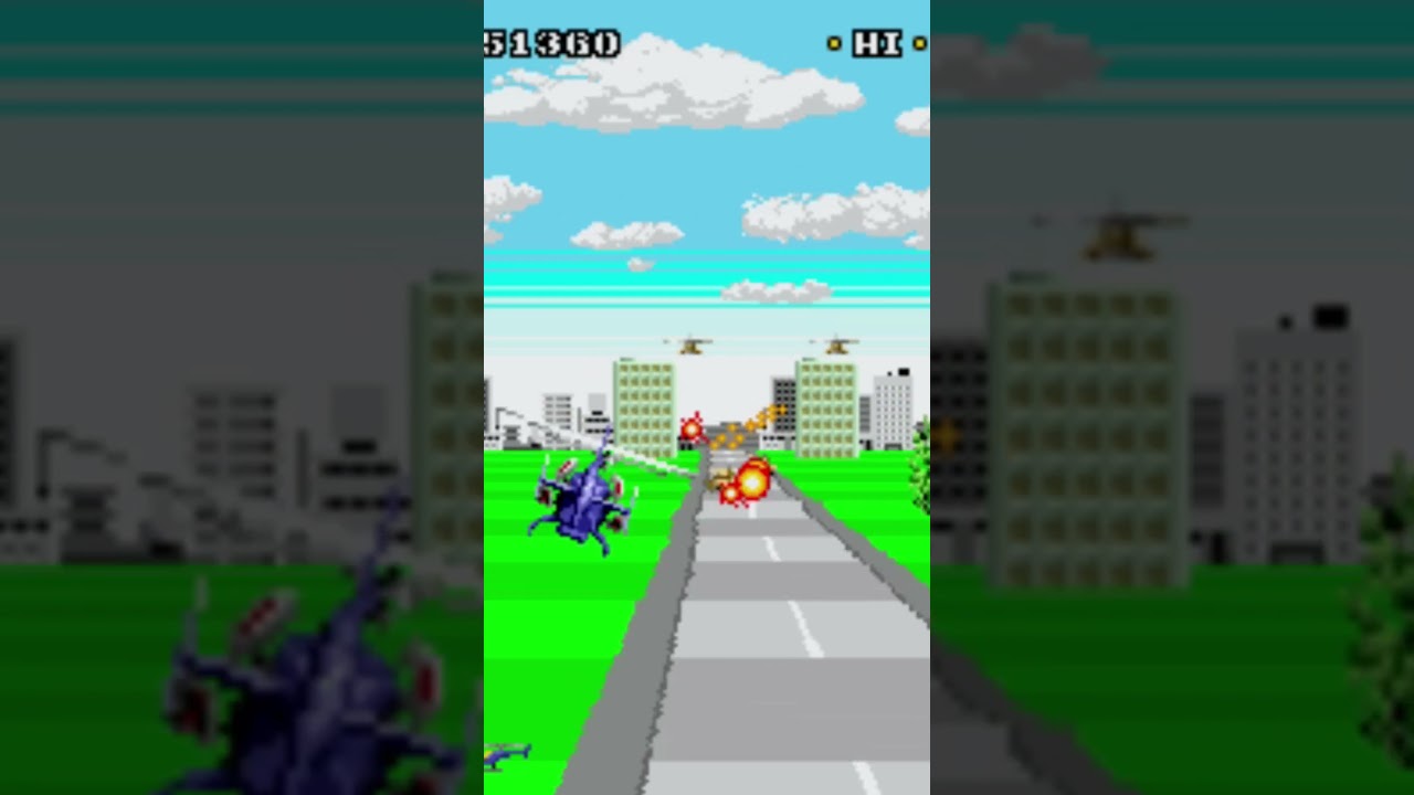 Super Thunder Blade Sega Mega Drive 1 Minute Review 