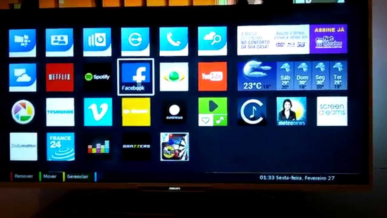 conectar philips smart tv a internet wifi