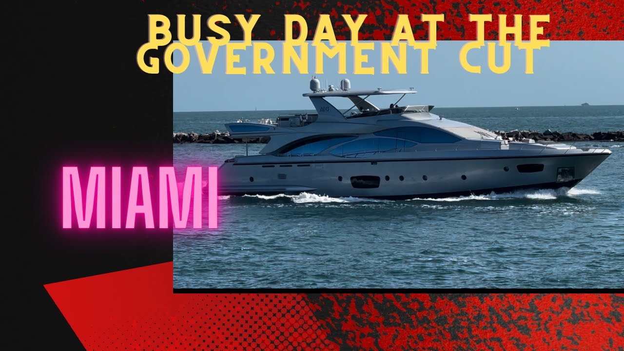 Busy Day for Boating at The Government Cut. 
