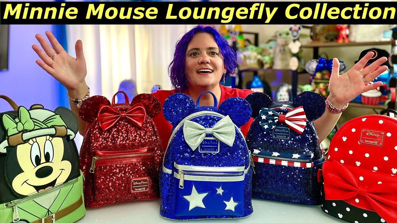 My Entire Minnie Mouse Disney Loungefly Mini Backpack Collection