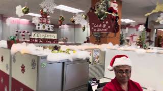 Winter Wonderland office decor