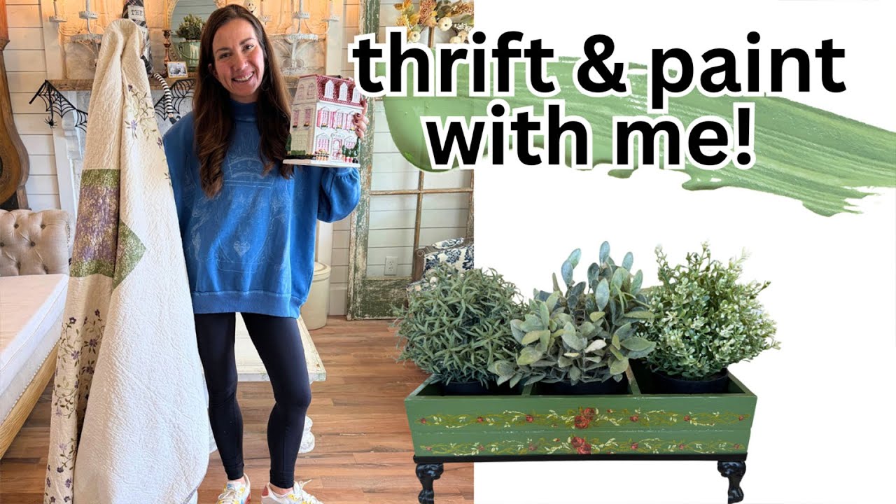 Экономьте со мной в Goodwill — экономный ремонт, уютный декор коттеджа — как покрасить инкрустаци...