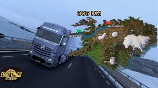 Driving a Mercedes Truck in Iceland | ETS2