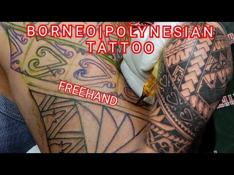 Freehand Borneo Polynesian Tattoo | Aleq