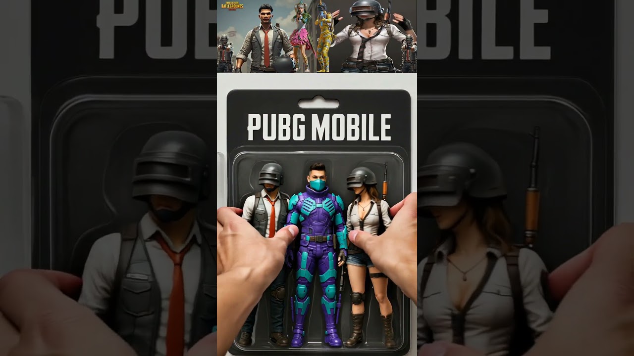 Unboxing Pubg characters toys | sara | vector | action figures dolls.