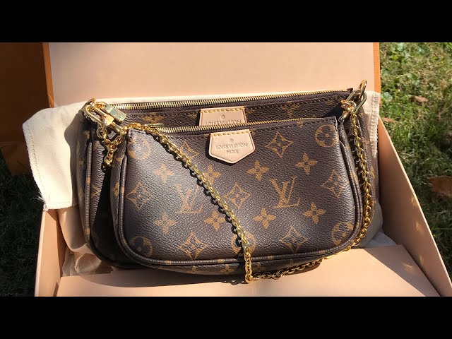 Decided to take my new baby out for a swing.😍 I added the khaki strap and  chain from my multi pochette. Im in love. : r/Louisvuitton