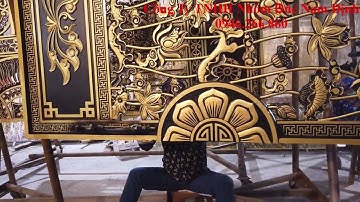 Giá cả đi đôi chất lượng cổng nhôm đúc tại Ninh Bình