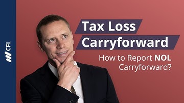 How To Report NOL Carryforward (Tax Loss)