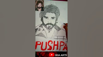 Pushpa drawing allu Arjun #alluarjun #pushpa