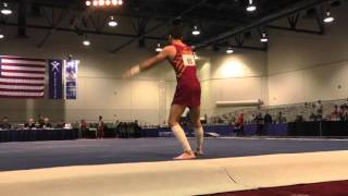 Zach Liebler - Floor Exercise - 2016 Winter Cup Prelims