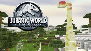 EXPLORING Jurassic World in Minecraft Pocket Edition (Jurassic World 2: Fallen Kingdom in MCPE) screenshot 5